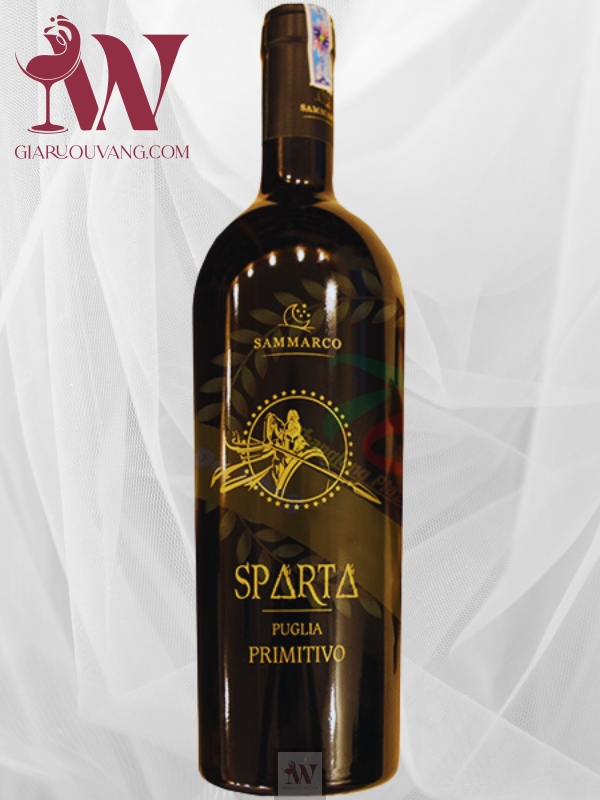 RƯỢU VANG Ý 19 ĐỘ SPARTA PRIMITIVO PUGLIA