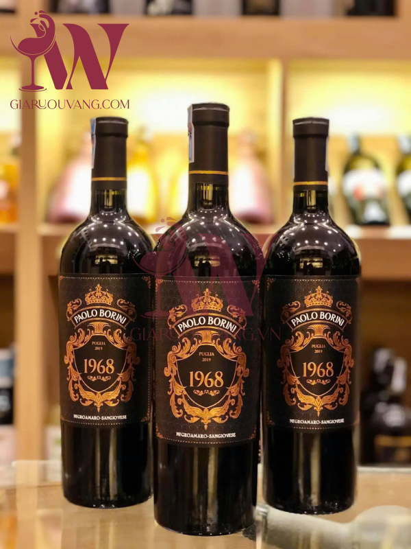 RƯỢU VANG Ý 1968 PAOLO BORINI 14 ĐỘ (1)