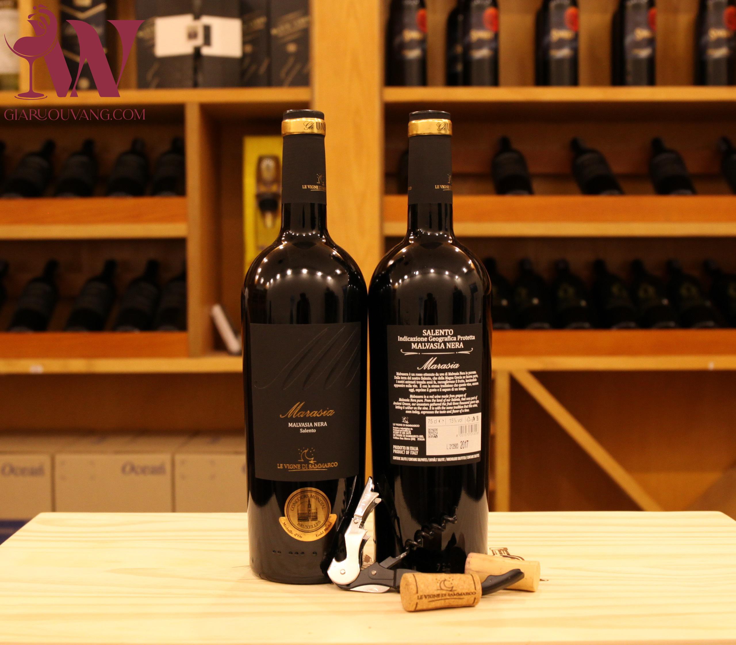 RƯỢU VANG Ý MARASIA MALVASIA NERA GIÁ CỰC TỐT
