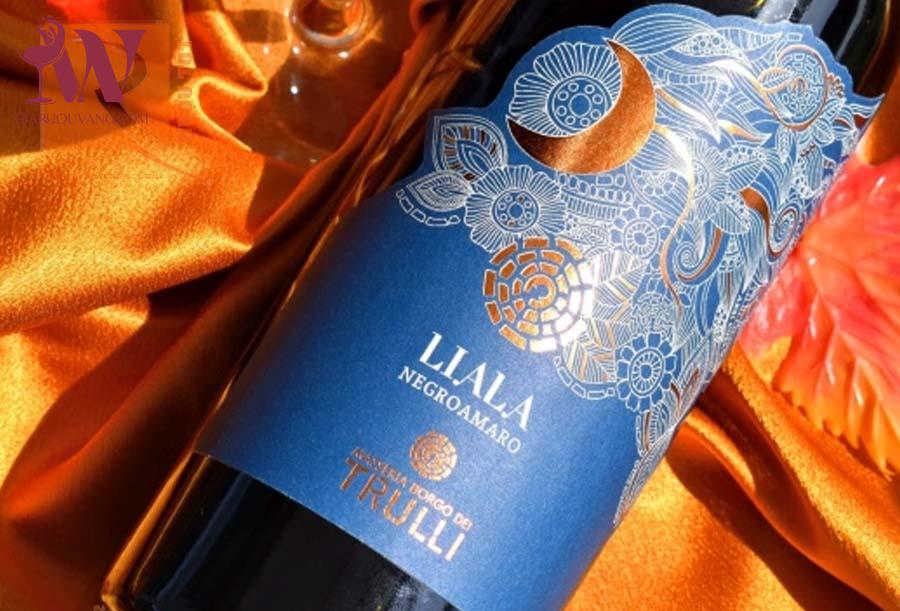 RƯỢU VANG Ý LIALA NEGROAMARO TRULLI BÁN RẺ