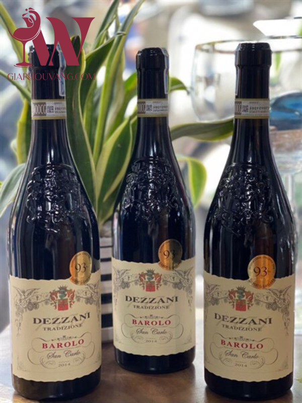 RƯỢU VANG Ý DEZZANI TRADIZIONE BAROLO áp