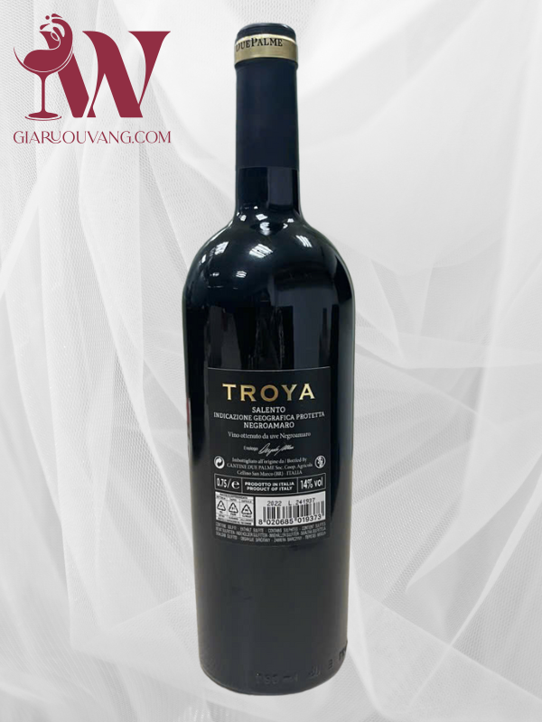 RƯỢU VANG Ý TROYA NEGROAMARO =GIÁ CỰC TỐT (1)
