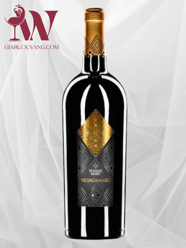 VANG Ý POGGIO MARU NEGROAMARO 16,5 ĐỘ RẺ NHẤT