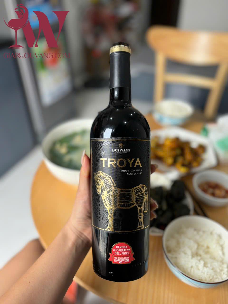 RƯỢU VANG Ý TROYA NEGROAMARO