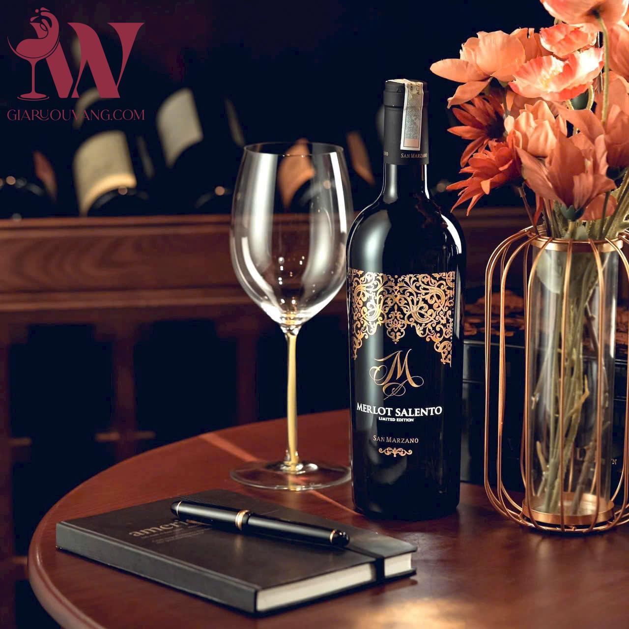 RƯỢU VANG Ý M MERLOT SALENTO GIÁ RẺ NHẤT
