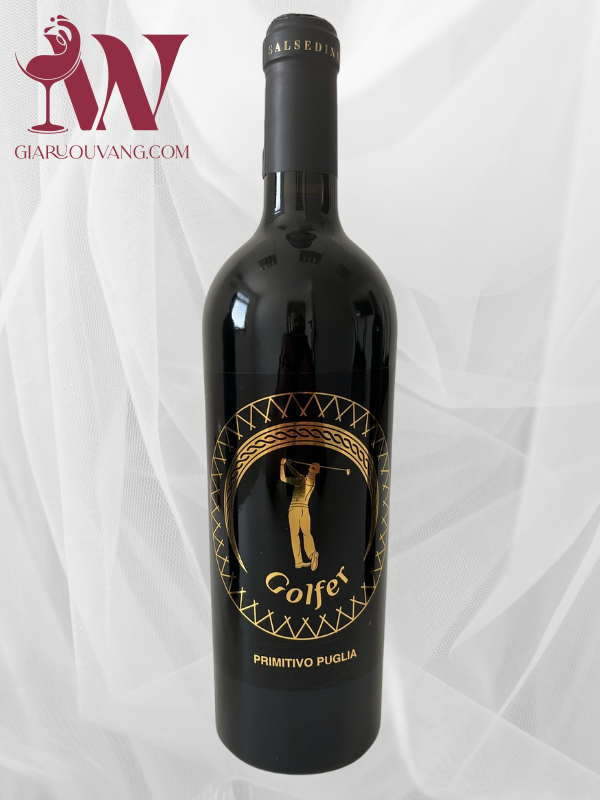 RƯỢU VANG Ý GOLFER PRIMITIVO PUGLIA 15 ĐỘ GIÁ RẺ NHẤT