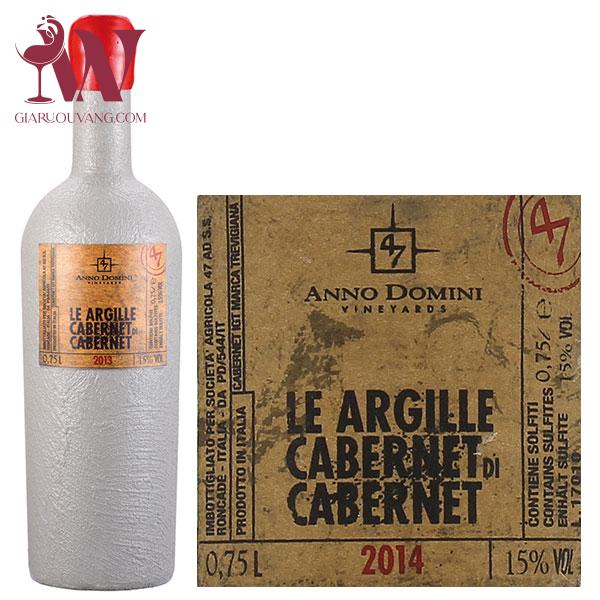 VANG Ý XI MĂNG LE ARGILLE CABERNET DI CABERNET BÁN RẺ NHẤT