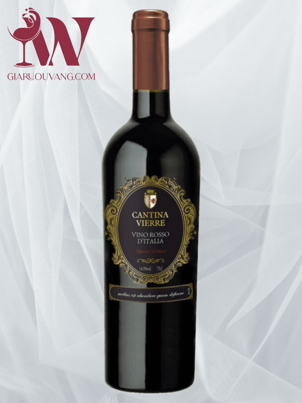 VANG Ý CANTINA VIERRE VINO ROSSO D'ITALIA =GIÁ CỰC RẺ