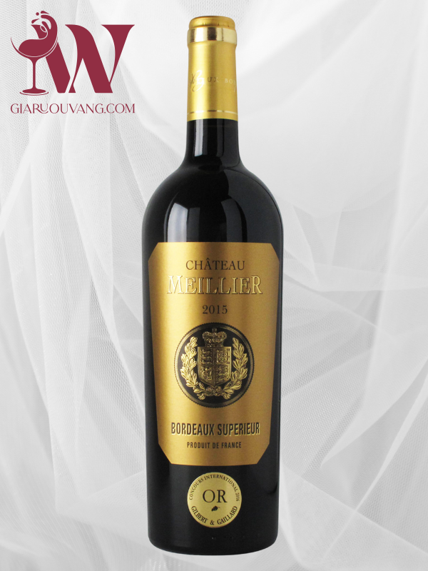 VANG PHÁP CHATEAU MEILLIER BORDEAUX SUPERIEUR GIÁ SIÊU TỐT