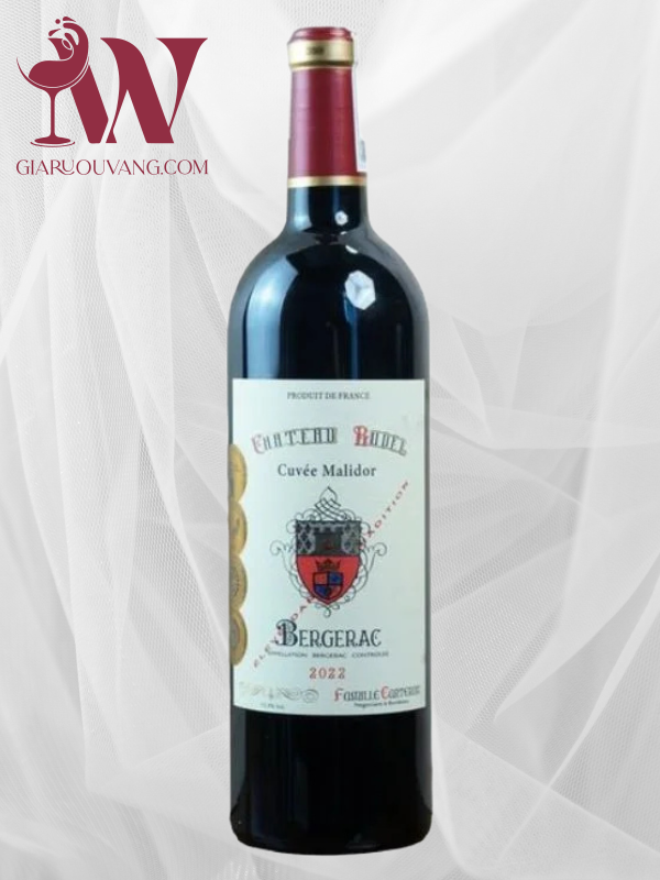VANG PHÁP CHATEAU RUDEL BERGERAC 15,5%VOL RẺ NHẤT (1)