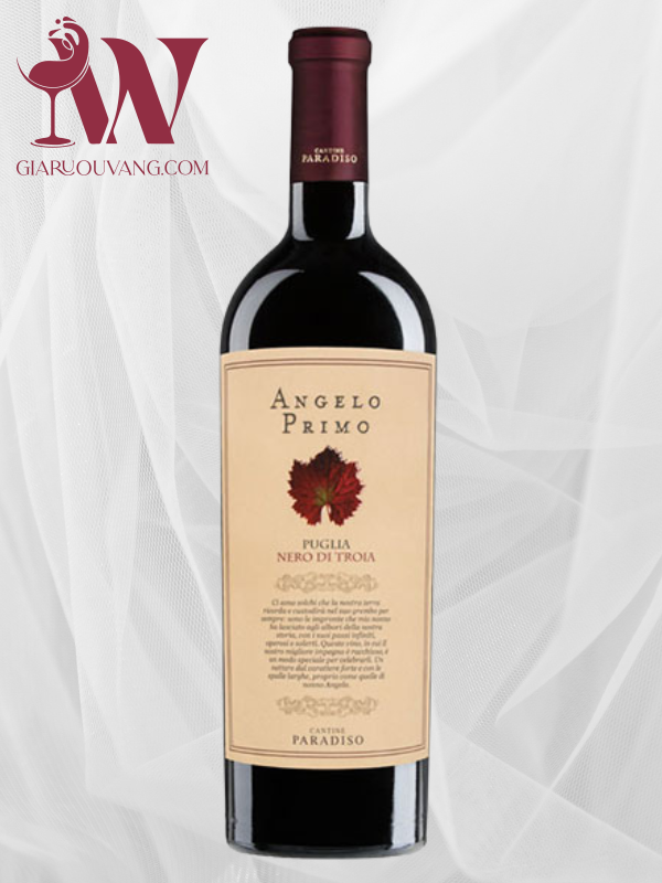 VANG Ý ANGELO PRIMO PUGLIA NERO DI TROIA GIÁ TỐT NHẤT