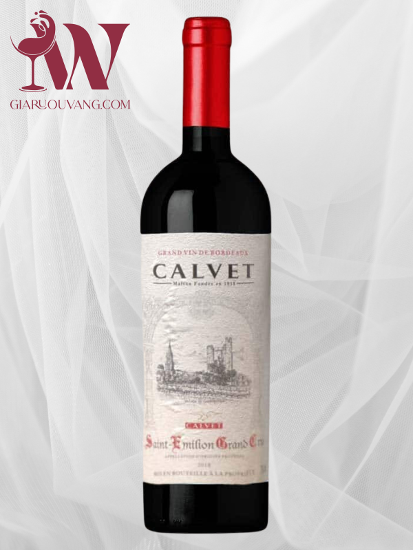 VANG PHÁP CALVET SAINT EMILION GRAND CRU GIÁ RẺ NHẤT
