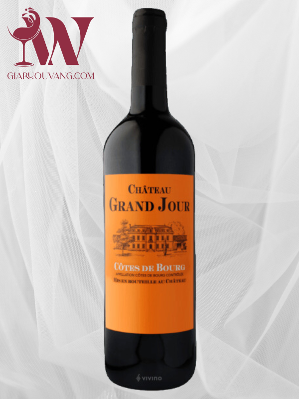 VANG PHÁP CHÂTEAU GRAND JOUR CÔTES DE BOURG 2020