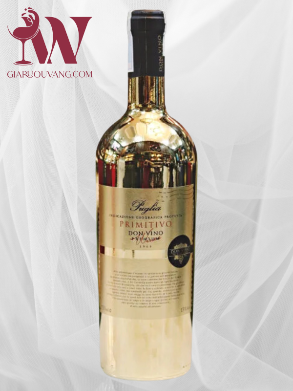 VANG Ý DON VINO PRIMITIVO PUGLIA VÀNG GOLD GIÁ SIÊU RẺ