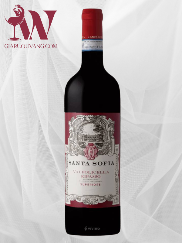VANG Ý SANTA SOFIA VALPOLICELLA RIPASSO SUPERIORE =GIÁ TỐT