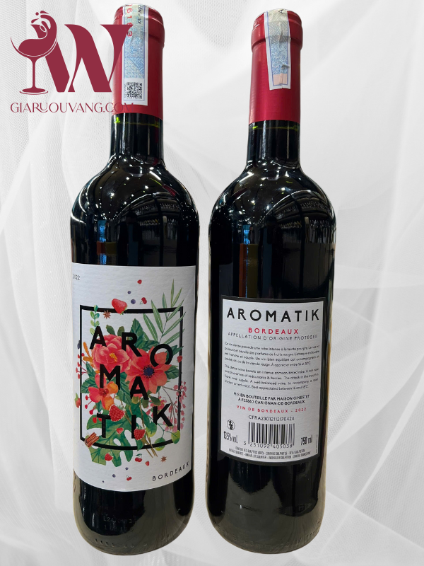 RƯỢU VANG AROMATIK BORDEAUX AOP GIÁ SIÊU RẺ