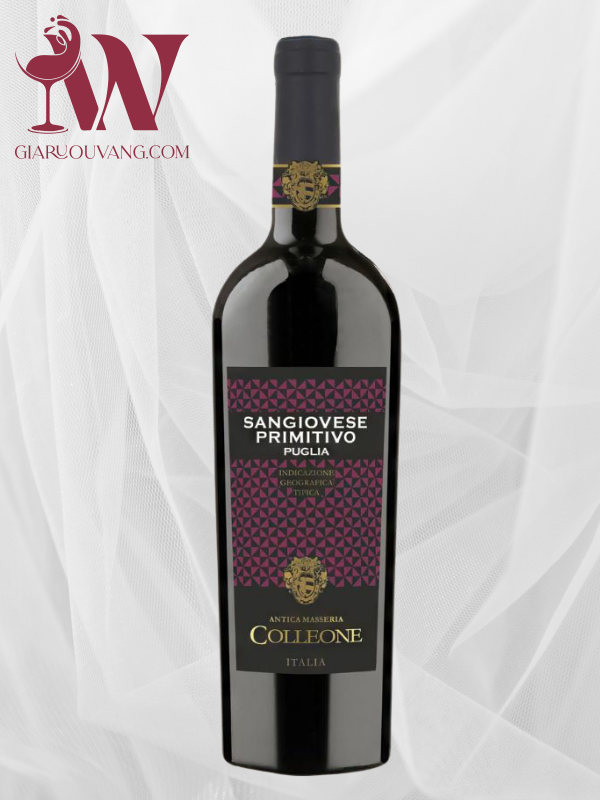 Rượu Vang Ý Colleone Sangiovese Primitivo