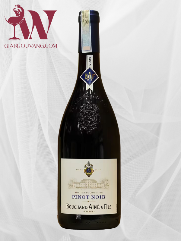 Rượu vang Heritage Du Conseiller Pinot Noir 2022