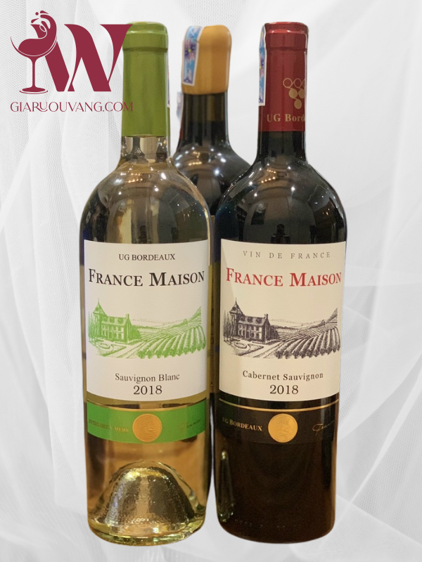 Vang France Maison (đỏ+trắng)