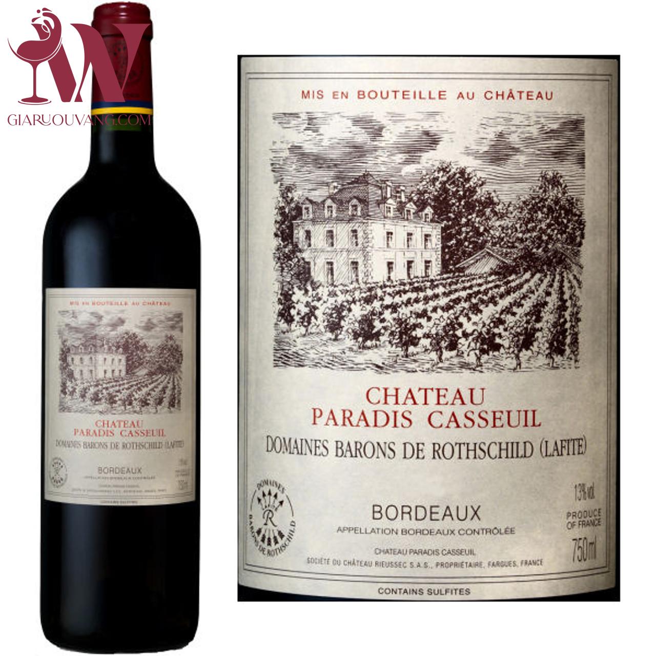 VANG PHÁP CHATEAU PARADIS CASSEUIL