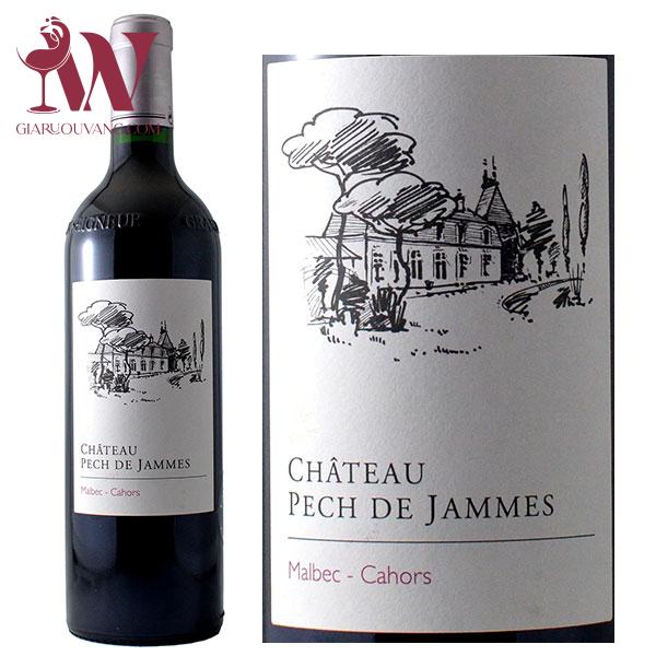 VANG PHÁP CHATEAU PECH DE JAMMES 2014 RẺ