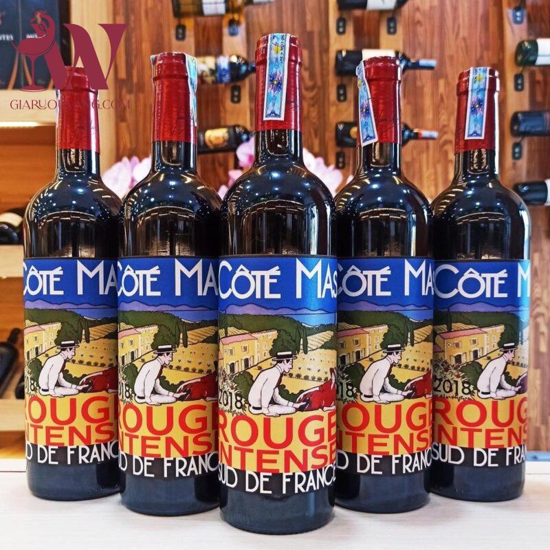 VANG PHÁP COTE MAS SYRAH GRENACHE 13,5 ĐỘ