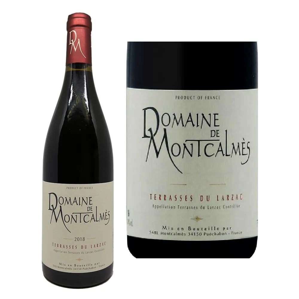 VANG PHÁP DOMAINE DE MONTCALMES TERRASSES DU LARZAC 14,5 ĐỘ