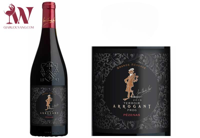VANG PHÁP ARROGANT FROG GRANDE RESERVE PEZENAS 14,5 ĐỘ