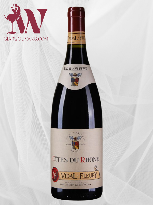 Vidal Fleury Cotes Du Rhone Villages Rouge