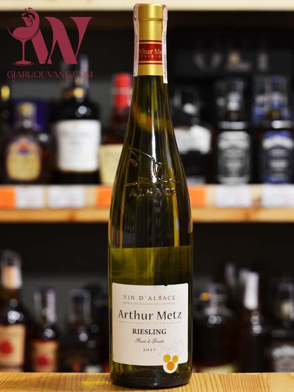VANG PHÁP ARTHUR METZ VIEILLES VIGNES RIESLING 12,5 ĐỘ