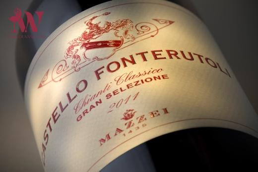 VANG Ý CASTELLO FONTERUTOLI CHIANTI CLASSICO GRAN SELEZIONE 14,5 ĐỘ