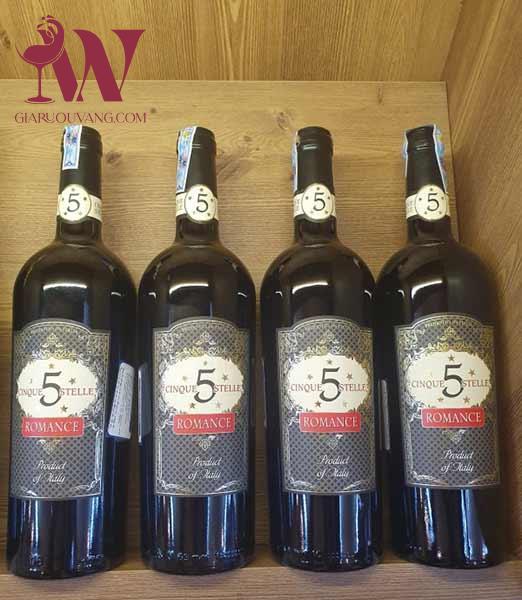 VANG Ý CINQUE STELLE ROMANCE BEVANDA AROMATIZZATA A BASE DI VINO