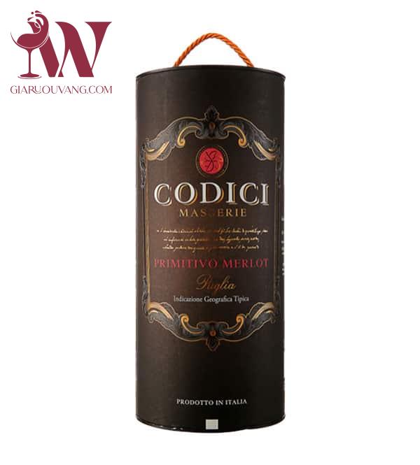 VANG BỊCH CODICI 3L 13,5 ĐỘ