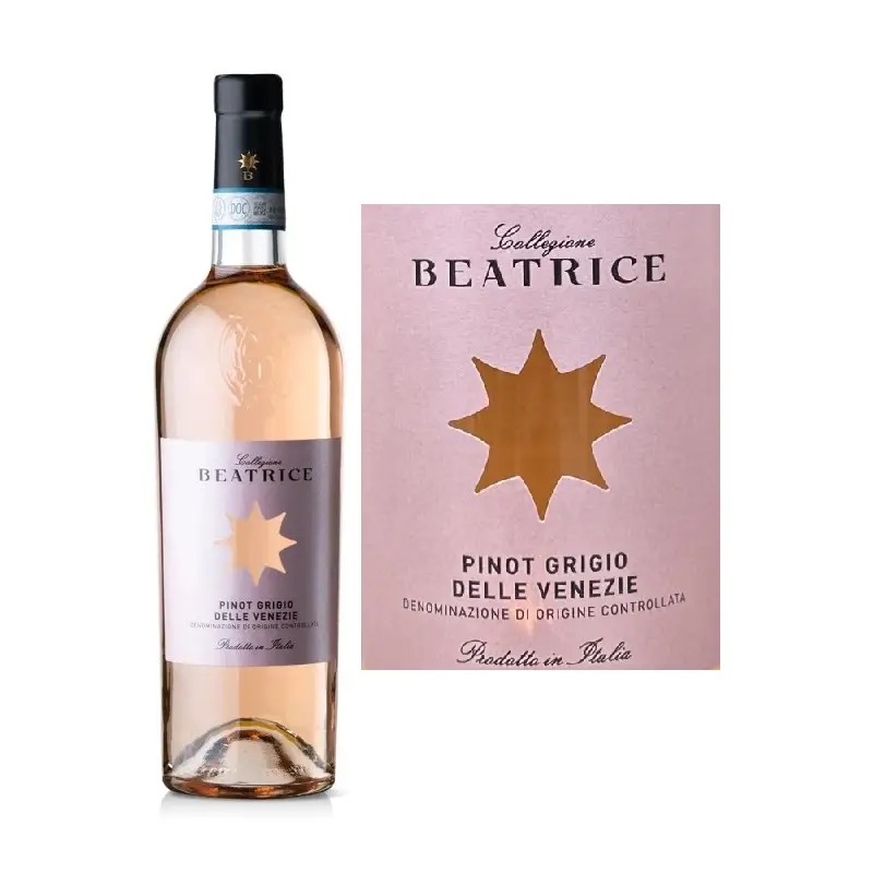 VANG Ý COLLEZIONE BEATRICE PINOT GRIGIO DELLE VENEZIE ROSE 12 ĐỘ