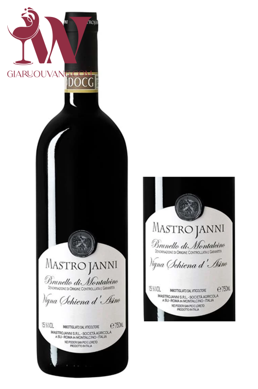 VANG Ý MASTROJANNI BRUNELLO DI MONTALCINO VIGNA SCHIENA 15 ĐỘ