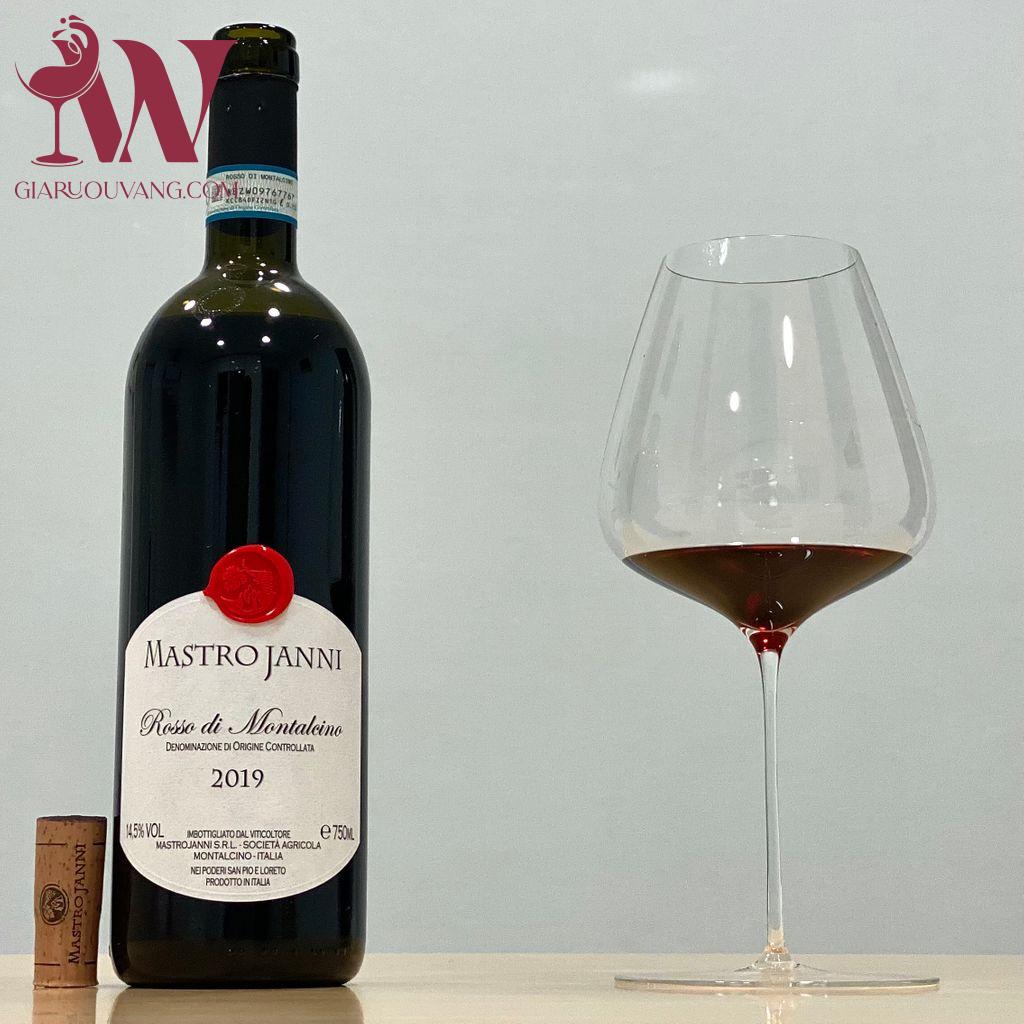 VANG Ý MASTROJANNI ROSSO DI MONTALCINO 14,5 ĐỘ