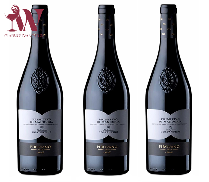 VANG Ý PIROVANO COLLEZIONE COSTANTINO PRIMITIVO DI MANDURIA 14,5 ĐỘ