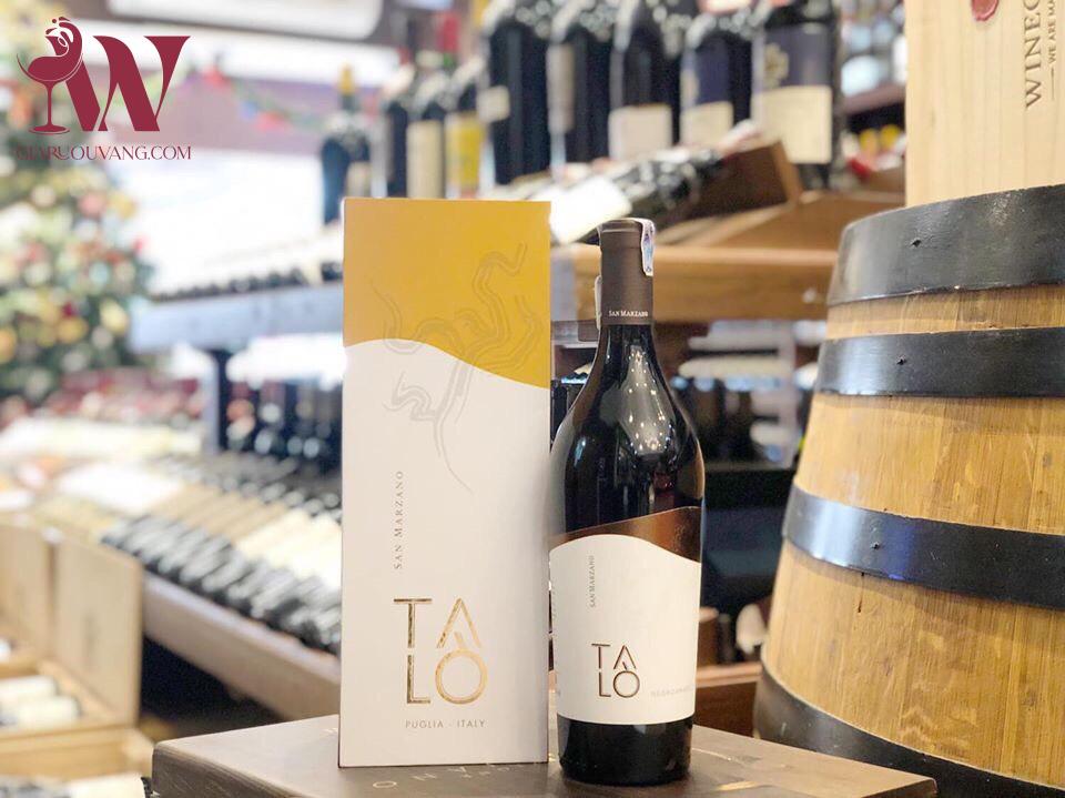 VANG Ý TALO NEGROAMARO 13,5 ĐỘ