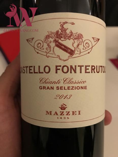 VANG Ý CASTELLO FONTERUTOLI CHIANTI CLASSICO GRAN SELEZIONE 14,5 ĐỘ 