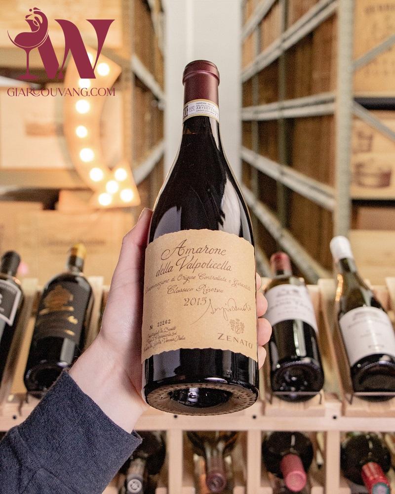 VANG Ý ZENATO AMARONE DELLA VALPOLICELLA RISERVA 16,5 ĐỘ