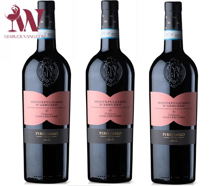 VANG Ý PIROVANO COLLEZIONE COSTANTINO MONTEPULCIANO D'ABRUZZO 13 ĐỘ