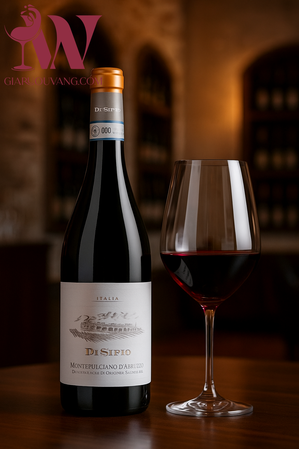 VANG Ý DI SIPIO MONTEPULCIANO D'ABRUZZO 13,5 ĐỘ