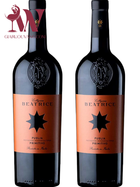 VANG Ý COLLEZIONE BEATRICE PUGLIA PRIMITIVO 14 ĐỘ