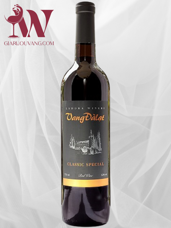 Vang Đà Lạt Classic Special Red Wine 750ml12%vol