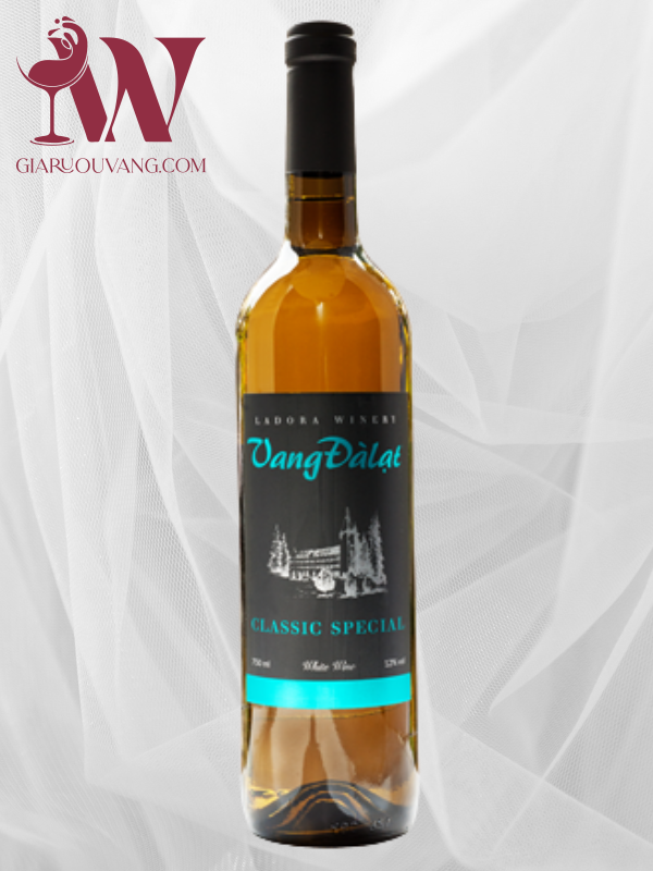 Vang Đà Lạt Classic Special White wine 750ml12%vol
