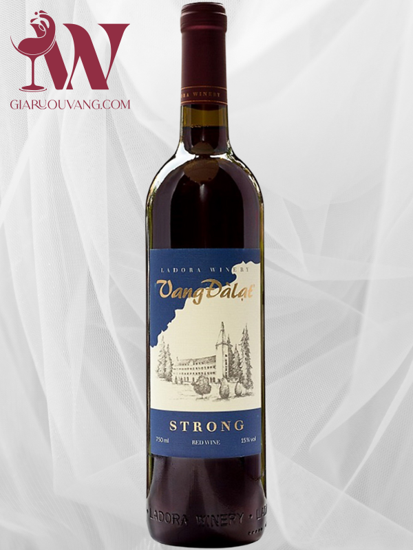 Vang Đà Lạt Strong Red Wine 750ml15%vol
