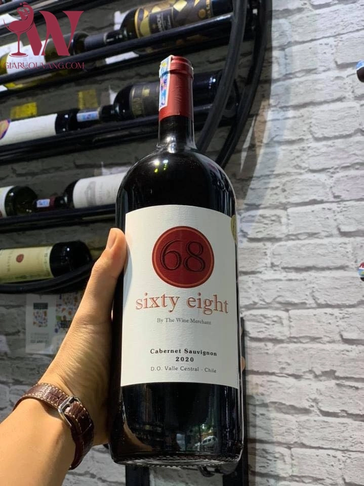 VANG CHILE 68 CABERNET SAUVIGNON 1,5L 13 ĐỘ