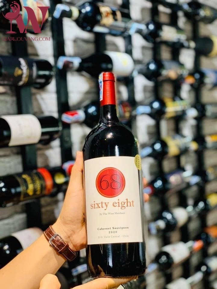 VANG CHILE 68 CABERNET SAUVIGNON 1,5L 13 ĐỘ