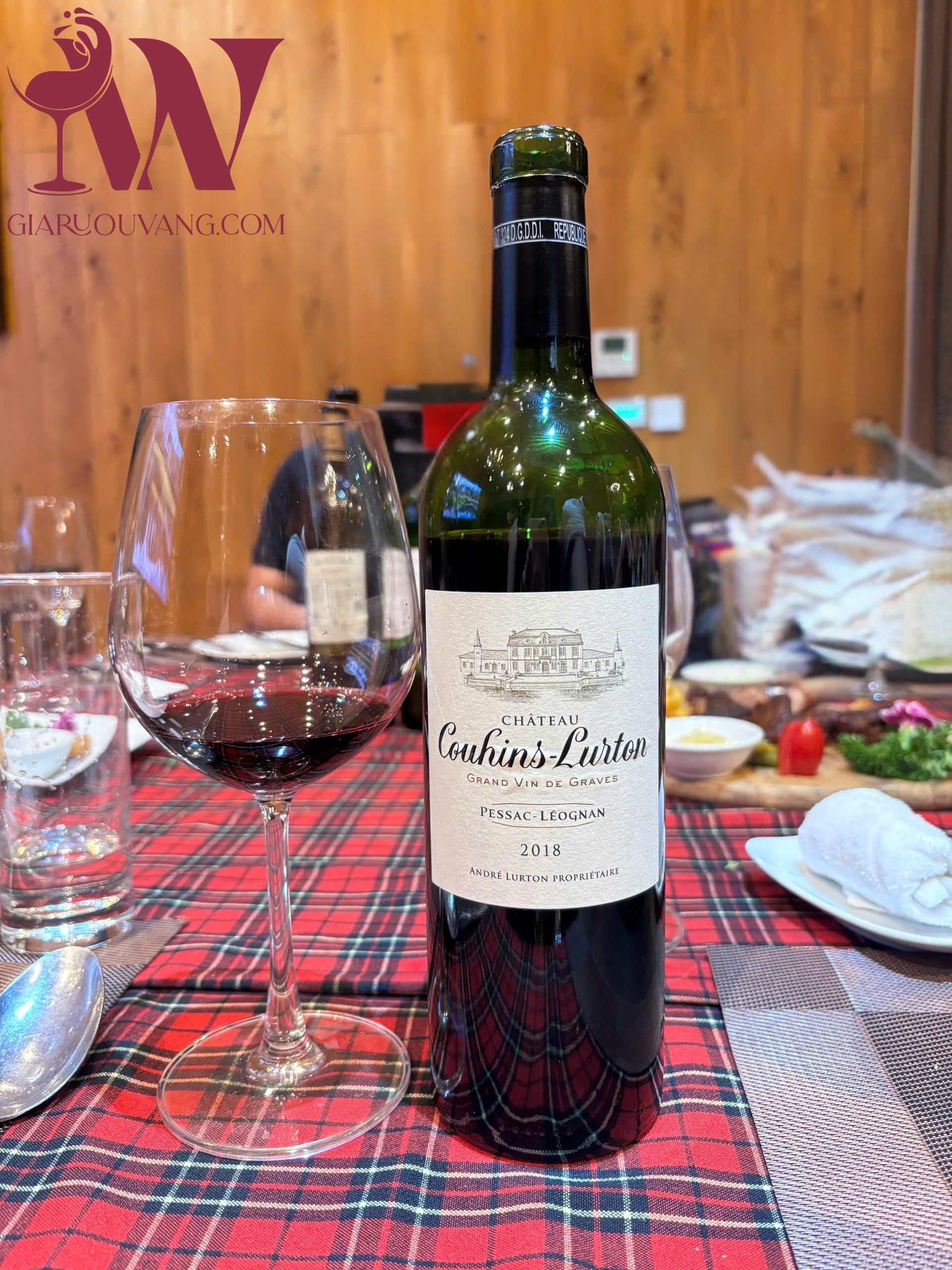 VANG PHÁP CHATEAU COUHINS LURTON GRAND VIN DE GRAVES