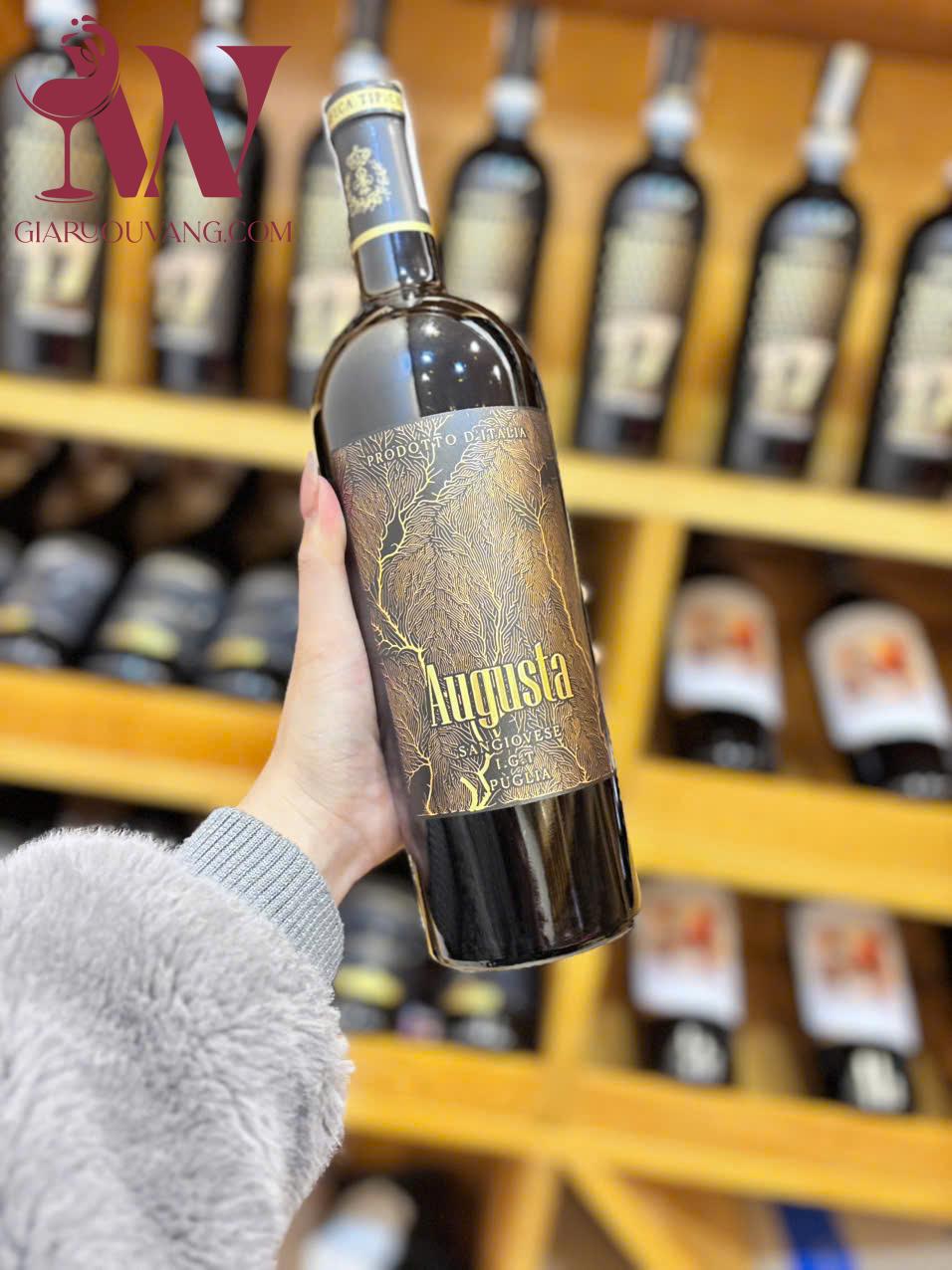 RƯỢU VANG Ý AUGUSTA SANGIOVESE PUGLIA